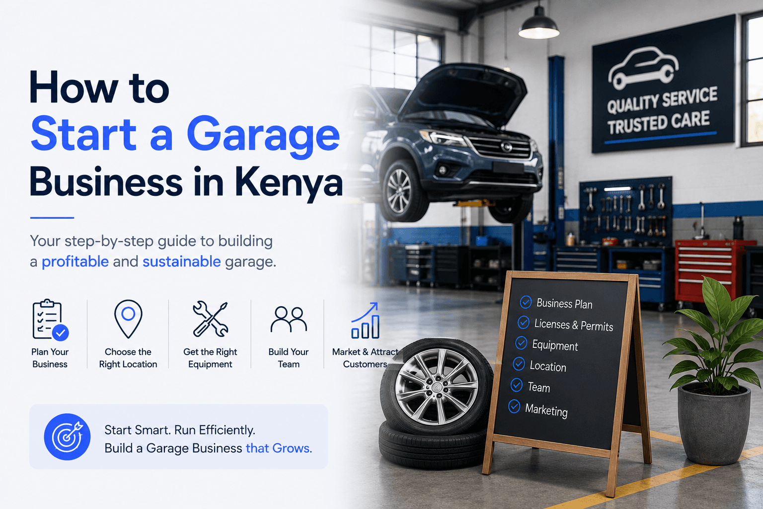 How to Start a Garage Business in Kenya (2026): Costs, Licenses, and Setup Guide
